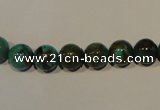 CNT104 15.5 inches 8mm round natural turquoise beads wholesale