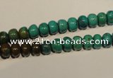 CNT111 15.5 inches 4*7mm rondelle natural turquoise beads wholesale