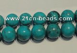 CNT148 15.5 inches 10mm round natural turquoise beads wholesale