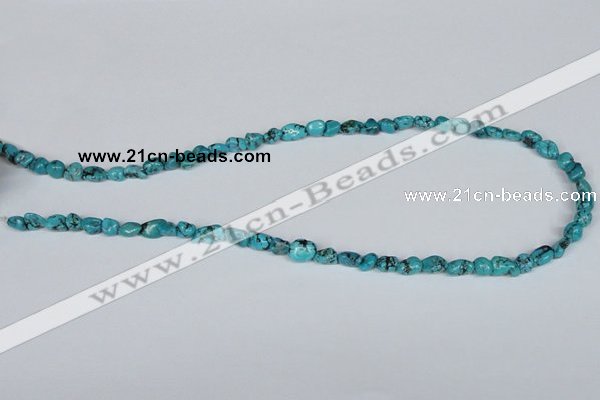 CNT17 16 inches natural turquoise chip beads wholesale