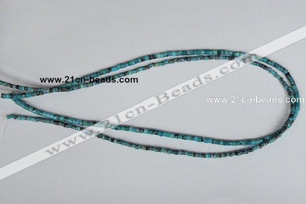 CNT18 16 inches 2-3mm heishi natural turquoise beads wholesale