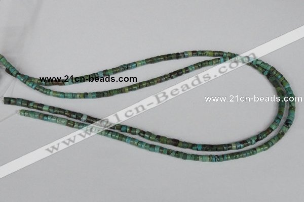 CNT19 16 inches 2-4mm heishi natural turquoise beads wholesale