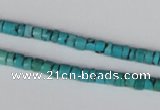 CNT21 16 inches 3-5mm heishi natural turquoise beads wholesale