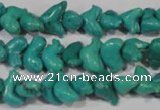 CNT231 15.5 inches 7*12mm animal natural turquoise beads wholesale