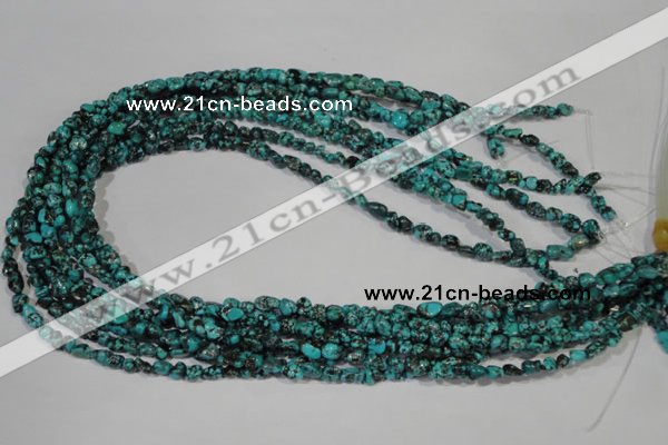 CNT240 15.5 inches 4*5mm - 5*8mm nuggets natural turquoise beads