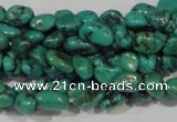 CNT241 15.5 inches 4*5mm - 5*8mm nuggets natural turquoise beads