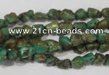 CNT242 15.5 inches 5*6mm - 6*10mm nuggets natural turquoise beads