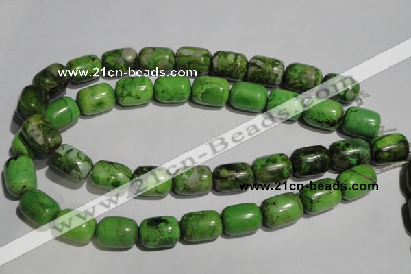 CNT253 15.5 inches 8*24mm rondelle natural turquoise beads wholesale