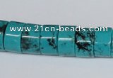 CNT26 16 inches 9*14mm wheel natural turquoise beads wholesale