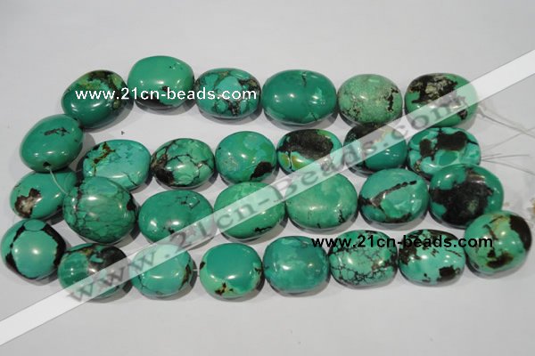 CNT269 15.5 inches 20*22mm - 26*30mm nuggets natural turquoise beads