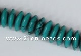 CNT27 16 inches 6*15mm rondelle natural turquoise beads wholesale