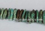 CNT30 16 inches multi-size natural turquoise chip beads wholesale