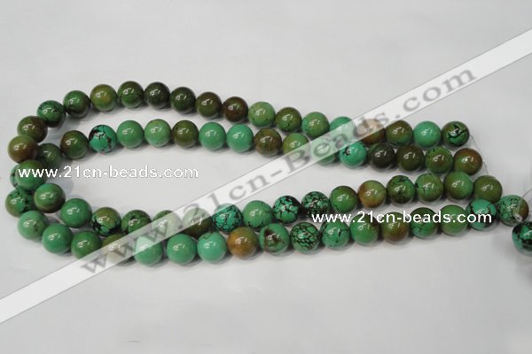 CNT354 15.5 inches 12mm round turquoise beads wholesale