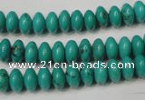 CNT361 15.5 inches 5*8mm rondelle turquoise beads wholesale