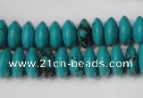 CNT364 15.5 inches 5*12mm rondelle turquoise beads wholesale