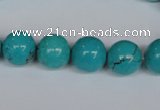 CNT41 16 inches 8mm round turquoise beads wholesale