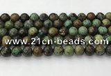 CNT412 15.5 inches 10mm round natural turquoise beads wholesale