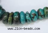 CNT500 15.5 inches 4*8mm - 8*18mm nuggets turquoise gemstone beads