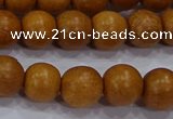 CNW03 15.5 inches 8mm round nangka wood beads wholesale