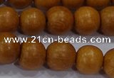 CNW04 15.5 inches 10mm round nangka wood beads wholesale