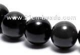 COB03 16 inches 10mm  round black obsidian gemstone beads wholesale