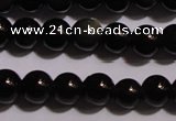 COB21 15.5 inches 4mm round black obsidian beads wholesale