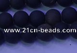 COB278 15.5 inches 6mm round matte golden obsidian beads wholesale