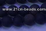 COB279 15.5 inches 8mm round matte golden obsidian beads wholesale