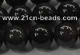 COB602 15.5 inches 10mm round ice black obsidian beads wholesale