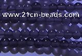 COB700 15.5 inches 4mm round ice black obsidian beads wholesale