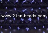 COB701 15.5 inches 6mm round ice black obsidian beads wholesale