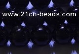 COB703 15.5 inches 10mm round ice black obsidian beads wholesale