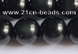 COB723 15.5 inches 10mm round black obsidian gemstone beads