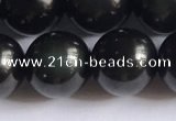 COB724 15.5 inches 12mm round black obsidian gemstone beads