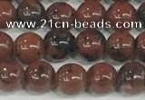 COB750 15.5 inches 4mm round mahogany obsidian beads wholesale