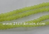 COJ101 15.5 inches 4mm round olive jade beads wholesale