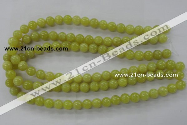 COJ104 15.5 inches 10mm round olive jade beads wholesale