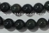 COJ304 15.5 inches 12mm round Indian bloodstone beads wholesale