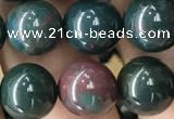 COJ333 15.5 inches 10mm round Indian bloodstone beads wholesale