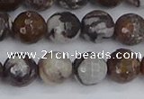 COJ363 15.5 inches 10mm faceted round outback jasper beads