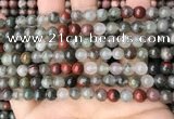 COJ481 15.5 inches 6mm round blood jasper beads wholesale