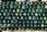 COJ512 15 inches 6mm faceted round Indian bloodstone beads wholesale