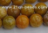 COJ603 15.5 inches 10mm round orpiment jasper beads wholesale