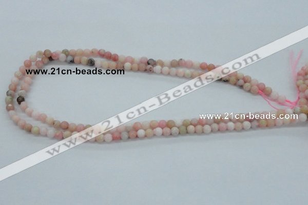 COP01 15.5 inches 5mm round natural pink opal beads wholesale