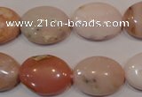 COP1025 15.5 inches 15*20mm oval natural pink opal gemstone beads