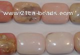 COP1035 15.5 inches 15*20mm rectangle natural pink opal gemstone beads