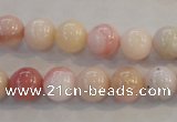 COP1062 15.5 inches 10mm round natural pink opal gemstone beads