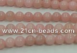 COP1211 15.5 inches 6mm round Chinese pink opal gemstone beads