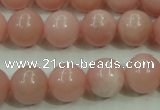 COP1214 15.5 inches 12mm round Chinese pink opal gemstone beads