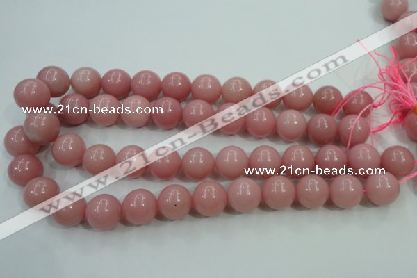 COP1216 15.5 inches 16mm round Chinese pink opal gemstone beads